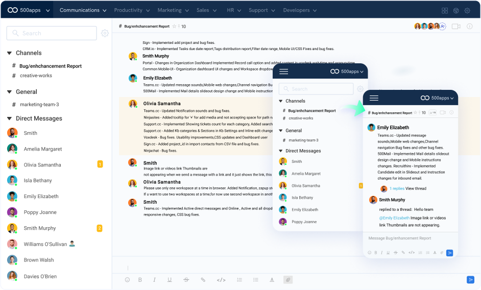 collaboration tool leave note