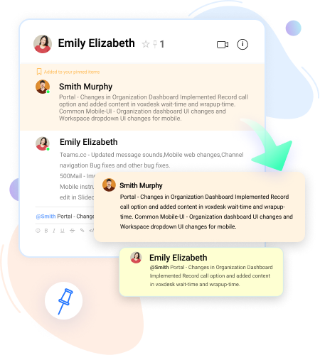 pin messages